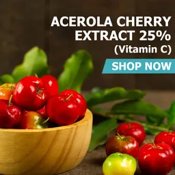 Acerola Cherry Extract (25% Vitamin C) Powder - Bags / 50 grams product thumbnail