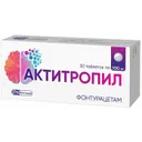 AKTITROPIL® (Phenylpiracetam, Fonturacetam, Phenotropil, Entrop) 100 mg/tab, 30 tabs/pack product thumbnail