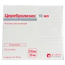 CEREBROLYSIN® 2-20 ml/vial, 5-10 vials/pack - 2150 mg (10ml) per vial, 5 vials per pack product thumbnail